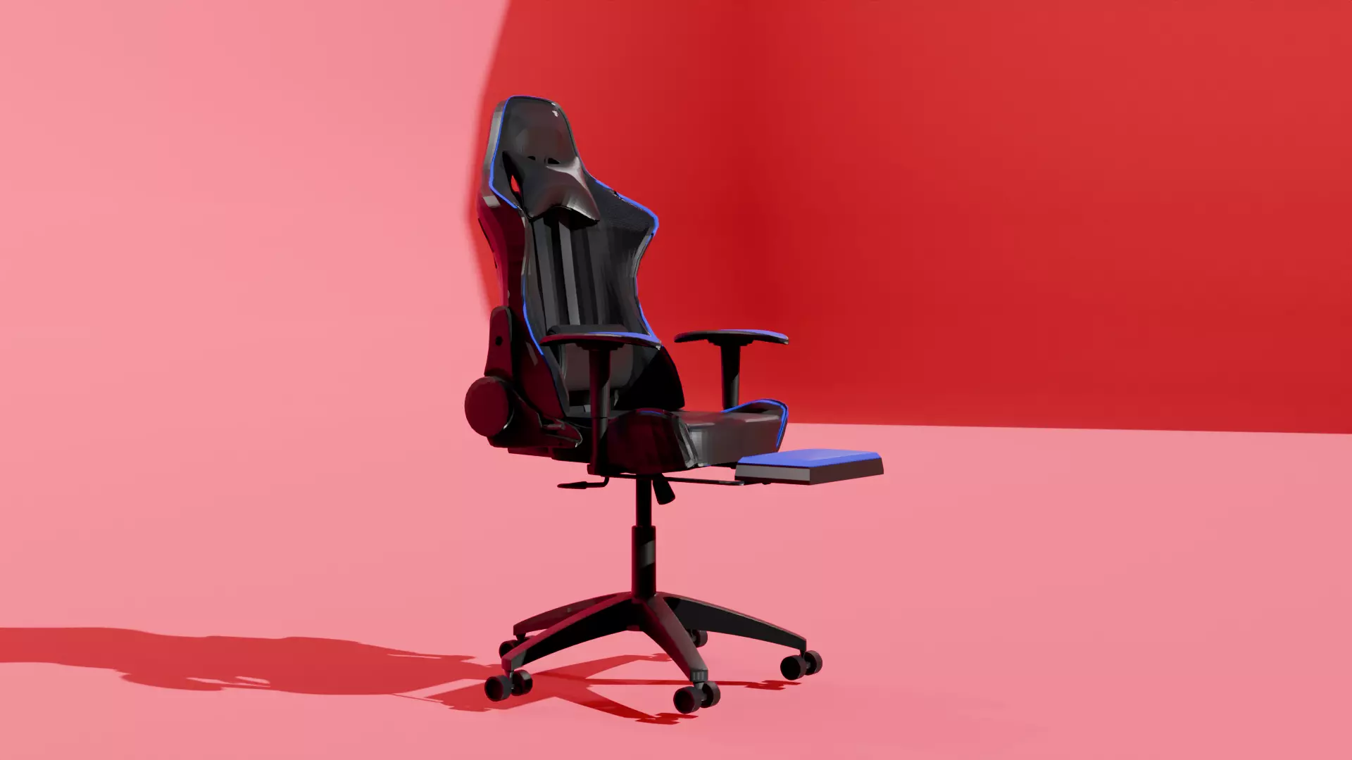 game chair low poly Free low-poly 3D model
