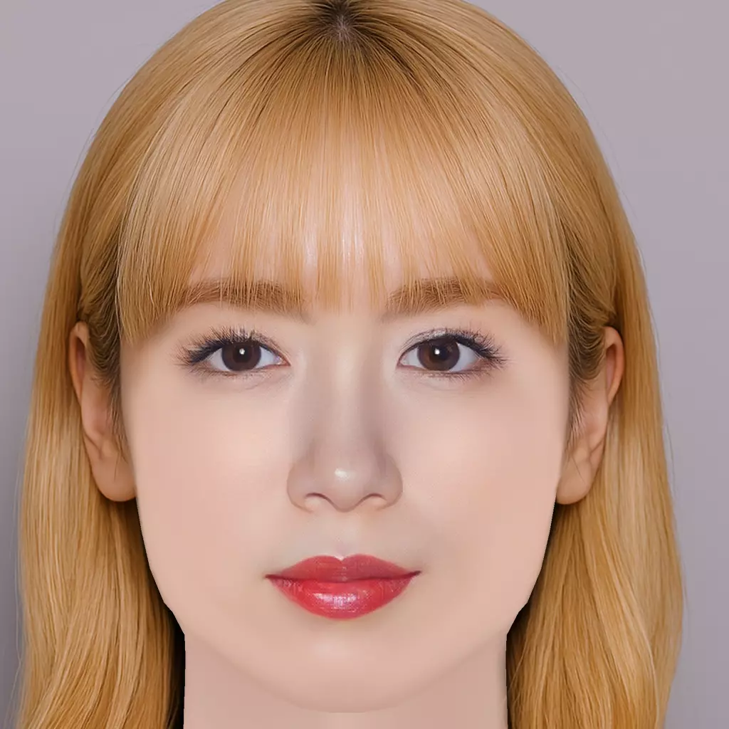Nagano Mei Head - No Hair - Low poly head for game Low-poly 3D model