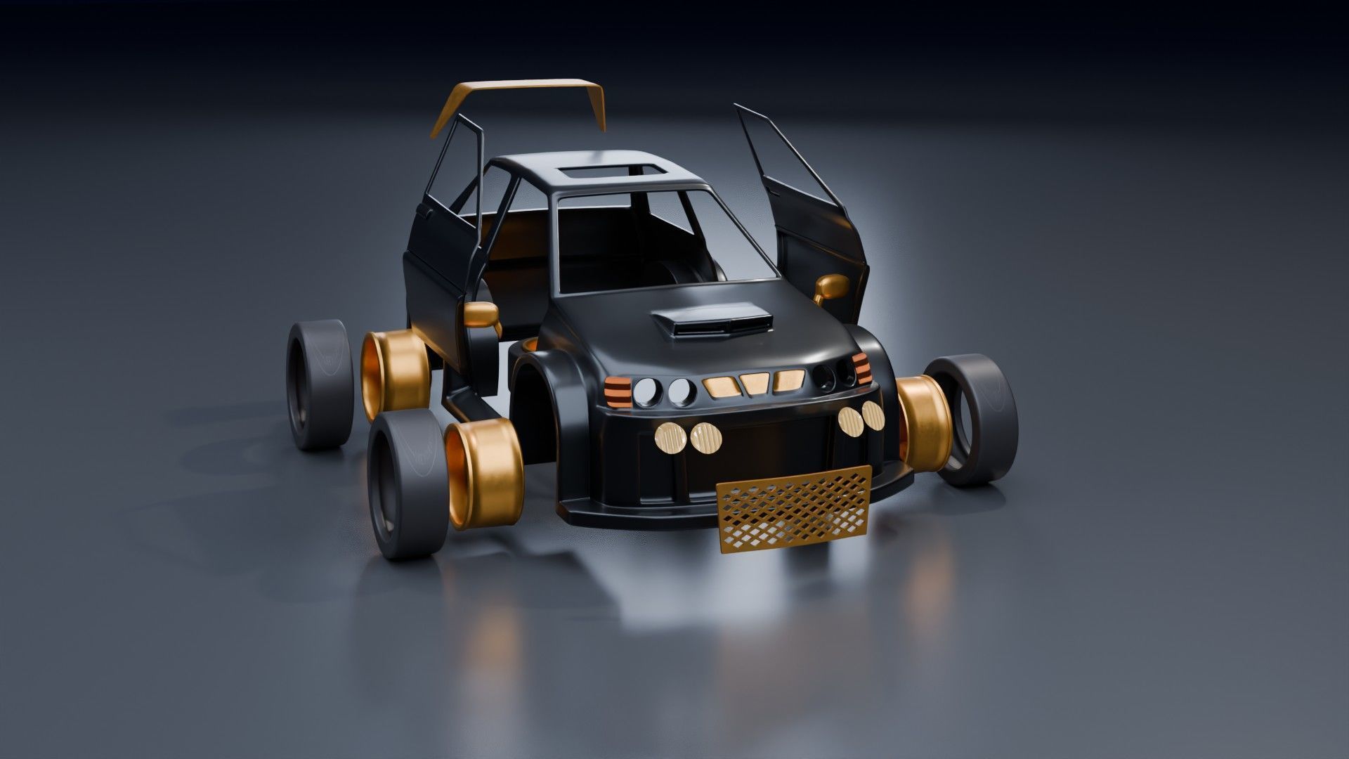 3D Print-Ready Hotwheels Starlet GT 3D print model_12