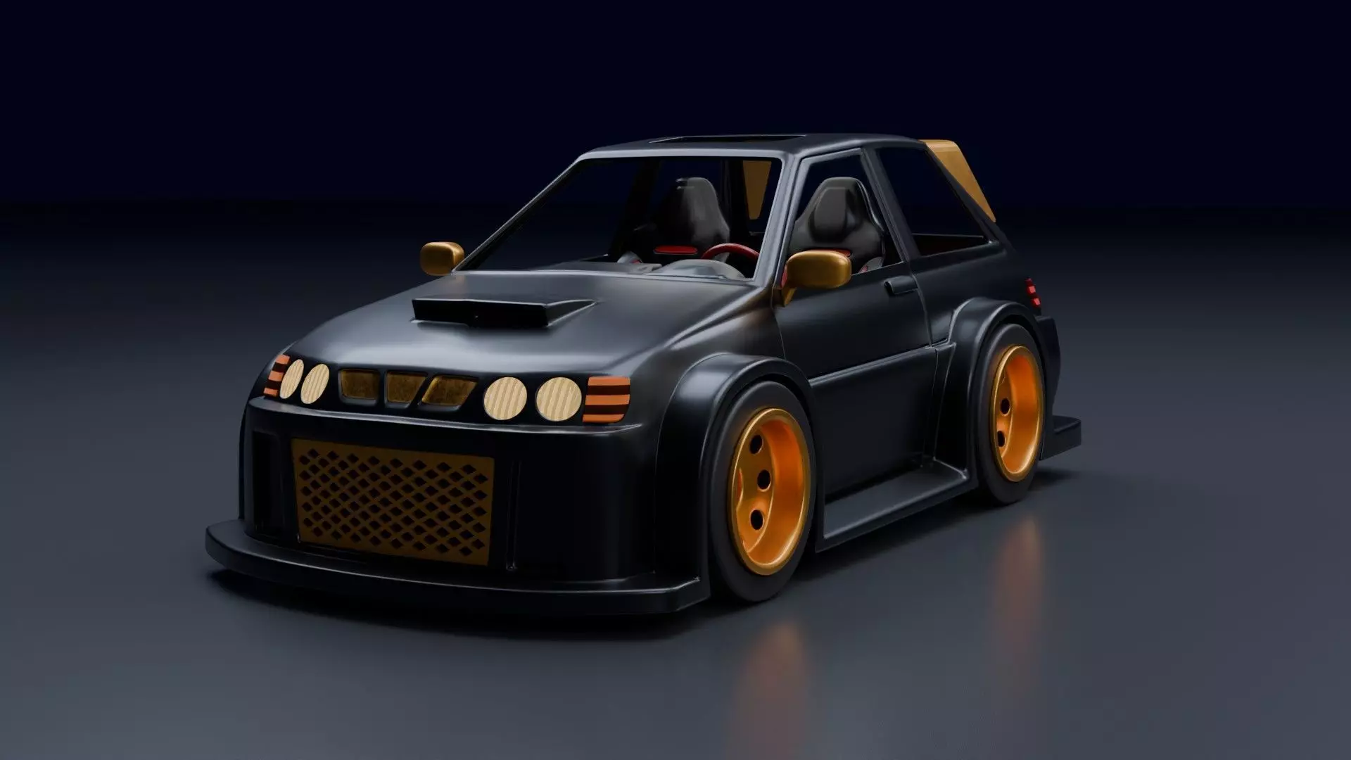 3D Print-Ready Hotwheels Starlet GT 3D print model_0