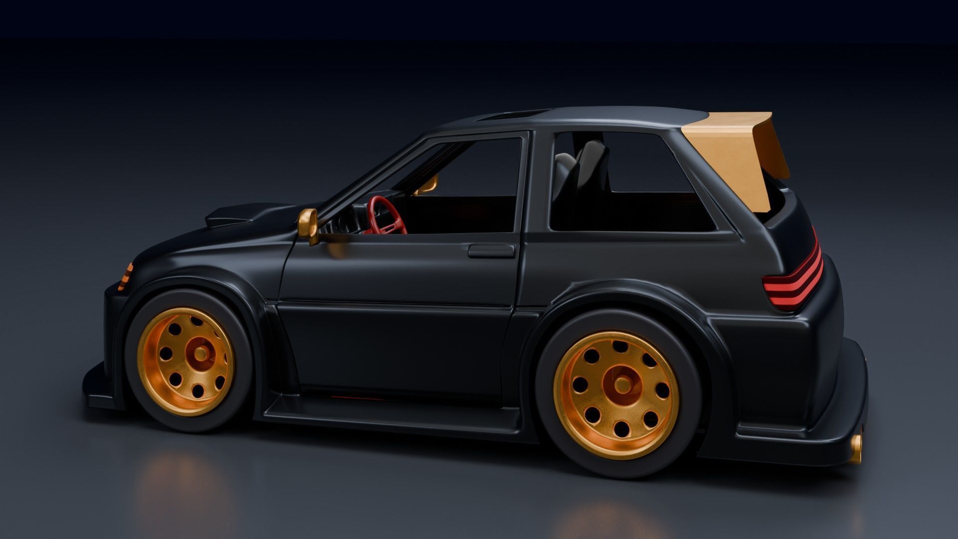 3D Print-Ready Hotwheels Starlet GT 3D print model_6
