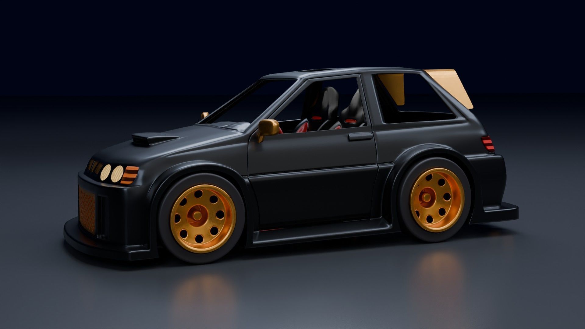 3D Print-Ready Hotwheels Starlet GT 3D print model_2