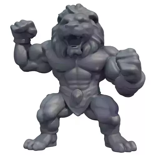 Muscular Lion