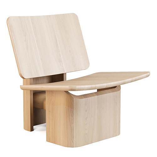 Passoni Arquus-L - Lounge Chair 3D model