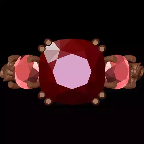 Ornament Engagement Ring