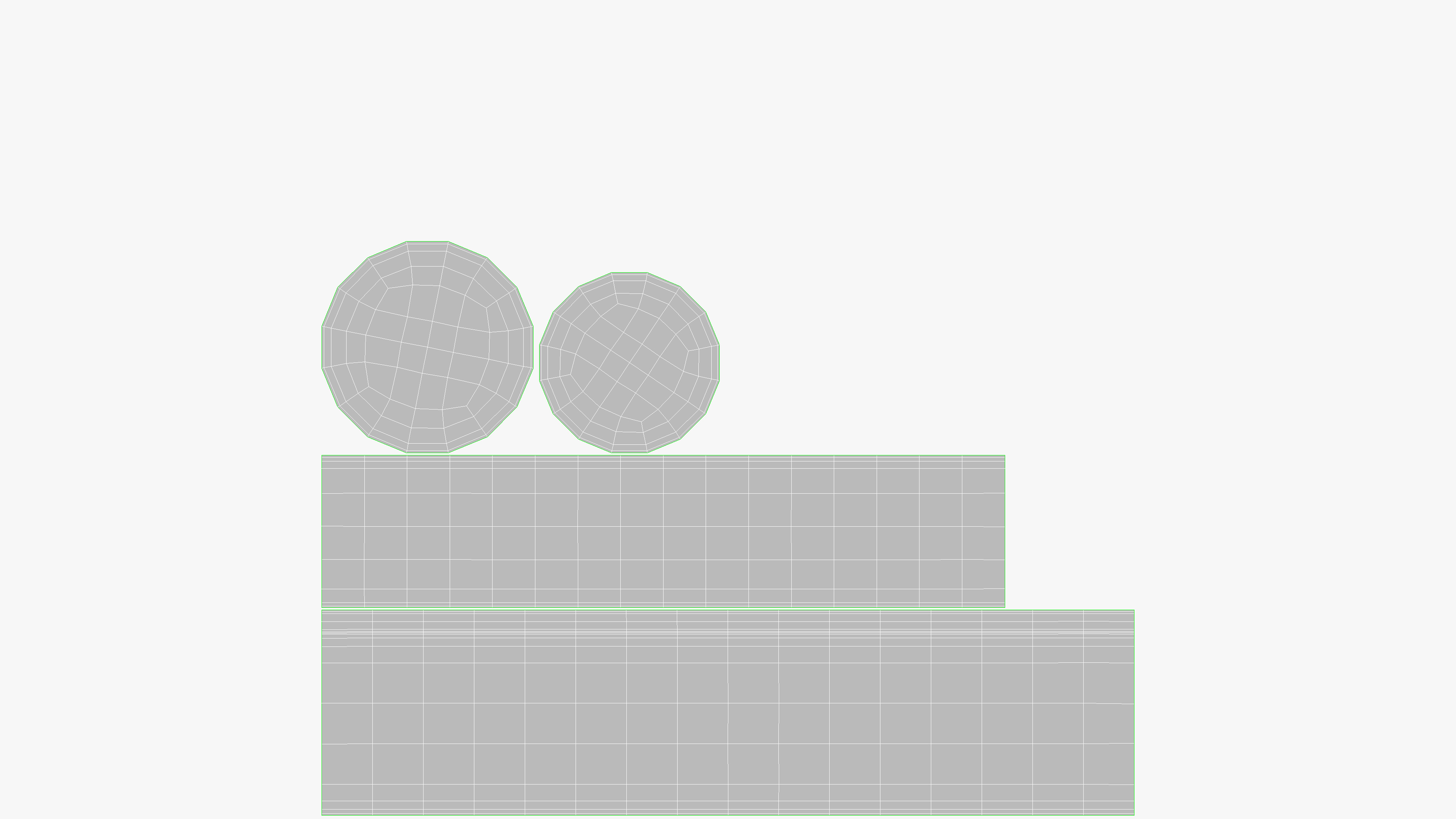 Bowl Marble Set Low-poly 3D model_13