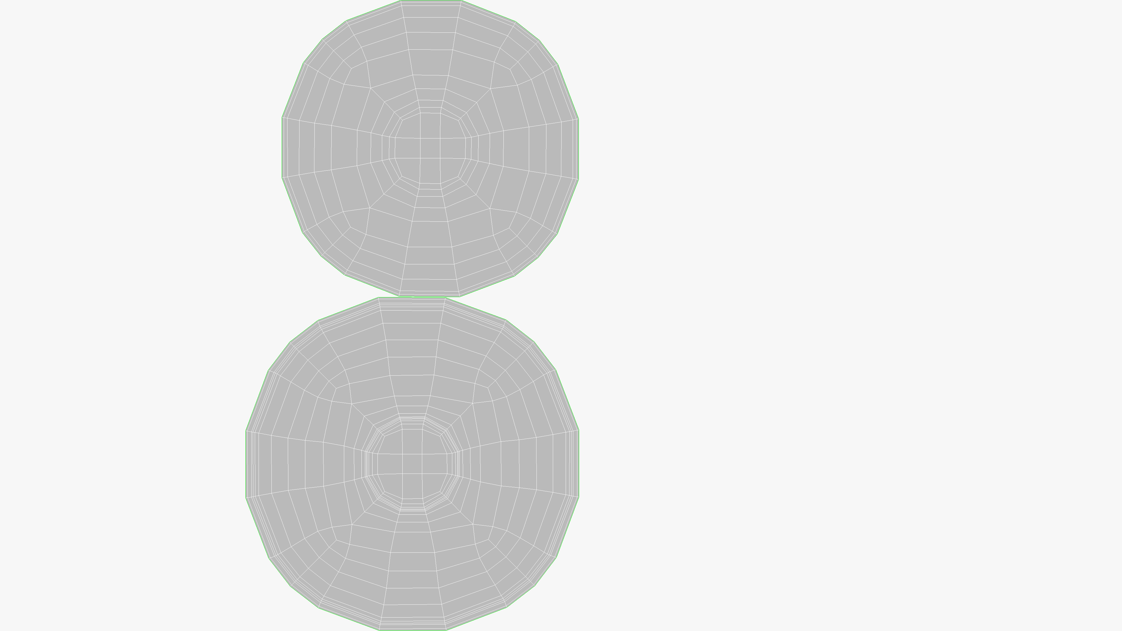 Bowl Marble Set Low-poly 3D model_11