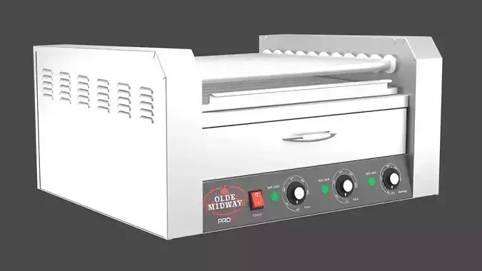 Sausages Baking Machine 3D Model 3D model