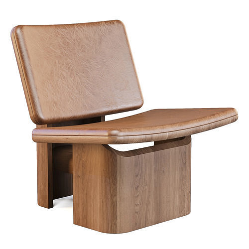 Passoni Arquus-TI - Lounge Chair 3D model 2
