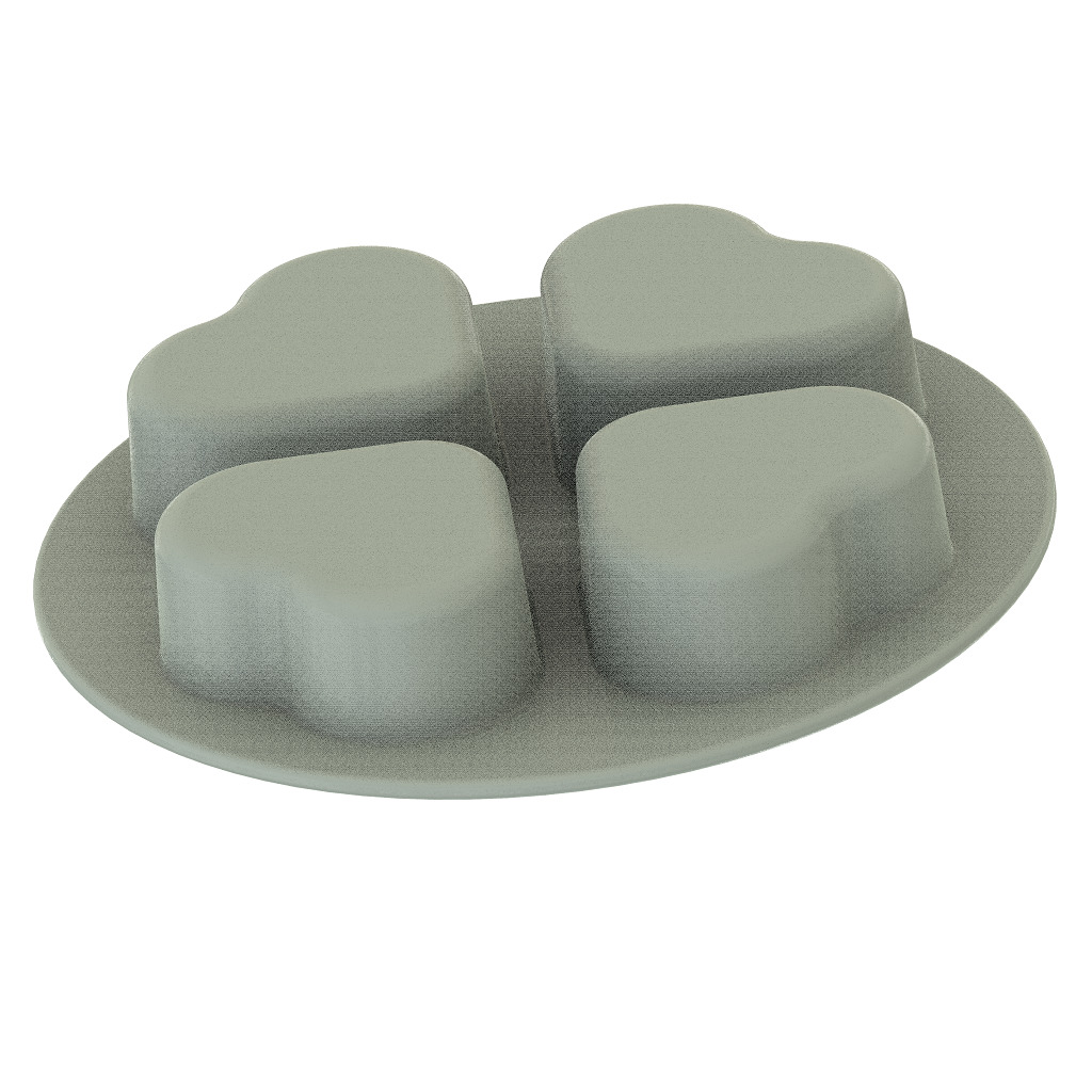 Heart Shape Cake Mold 3D print model_2