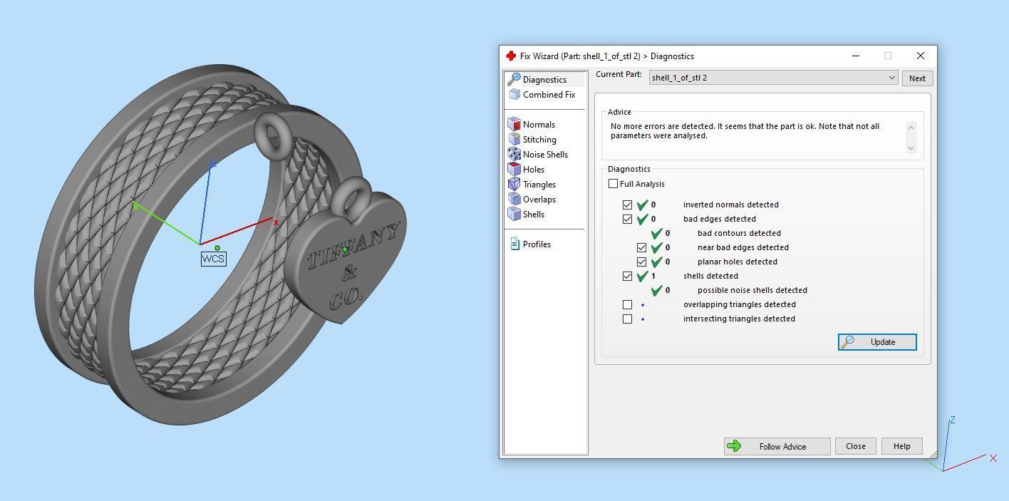 Tiffany and Co Jewelry Set Gold 3D print model_8