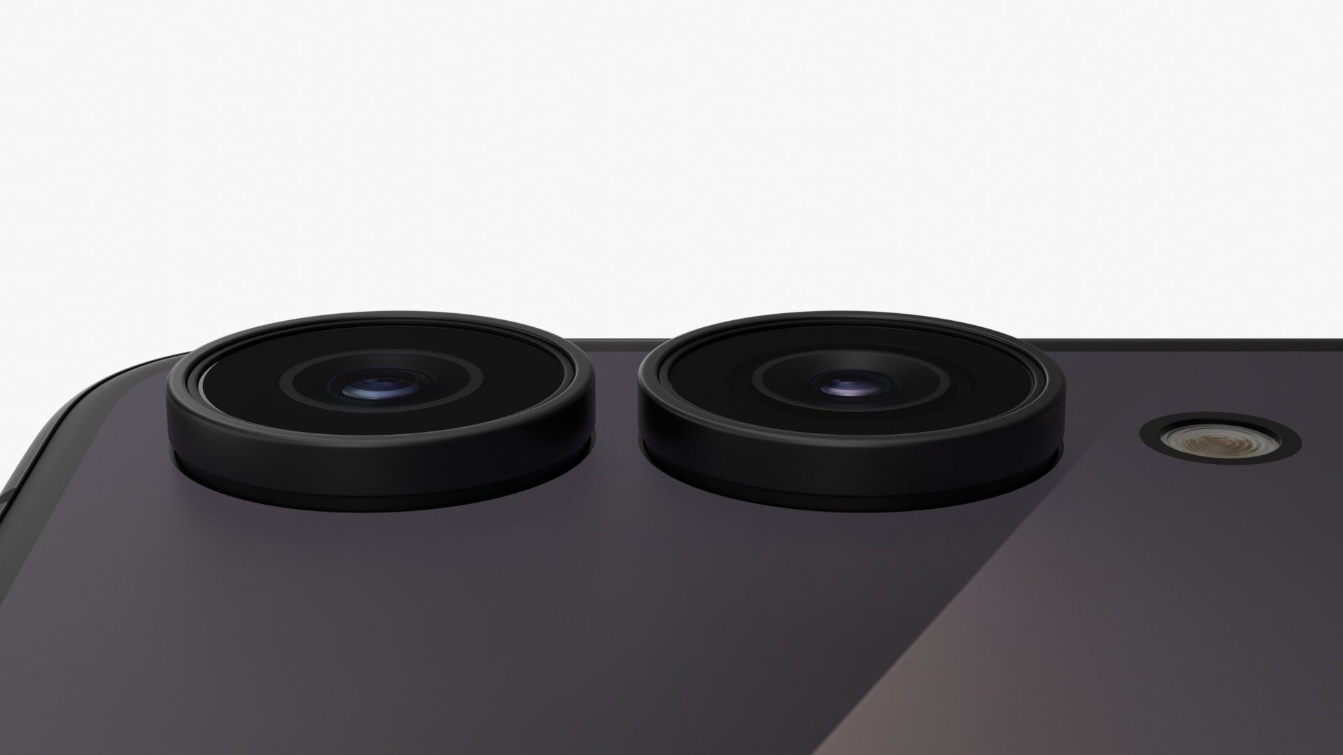 Samsung Galaxy Z Flip 7 Jetblack Low-poly 3D model_5