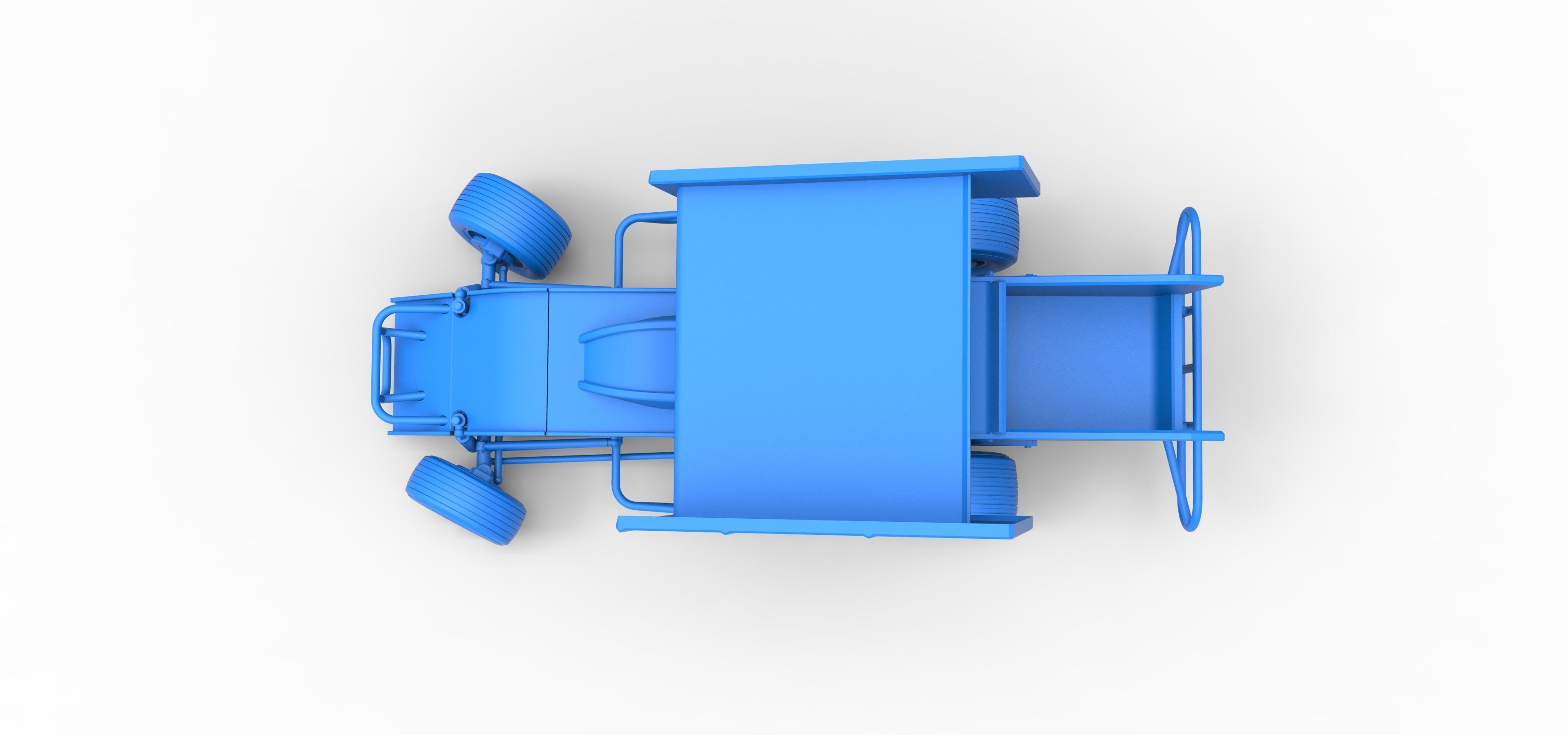 Southern Wing Modified Stock car while turning Scale 1 to 25 3D print model_37