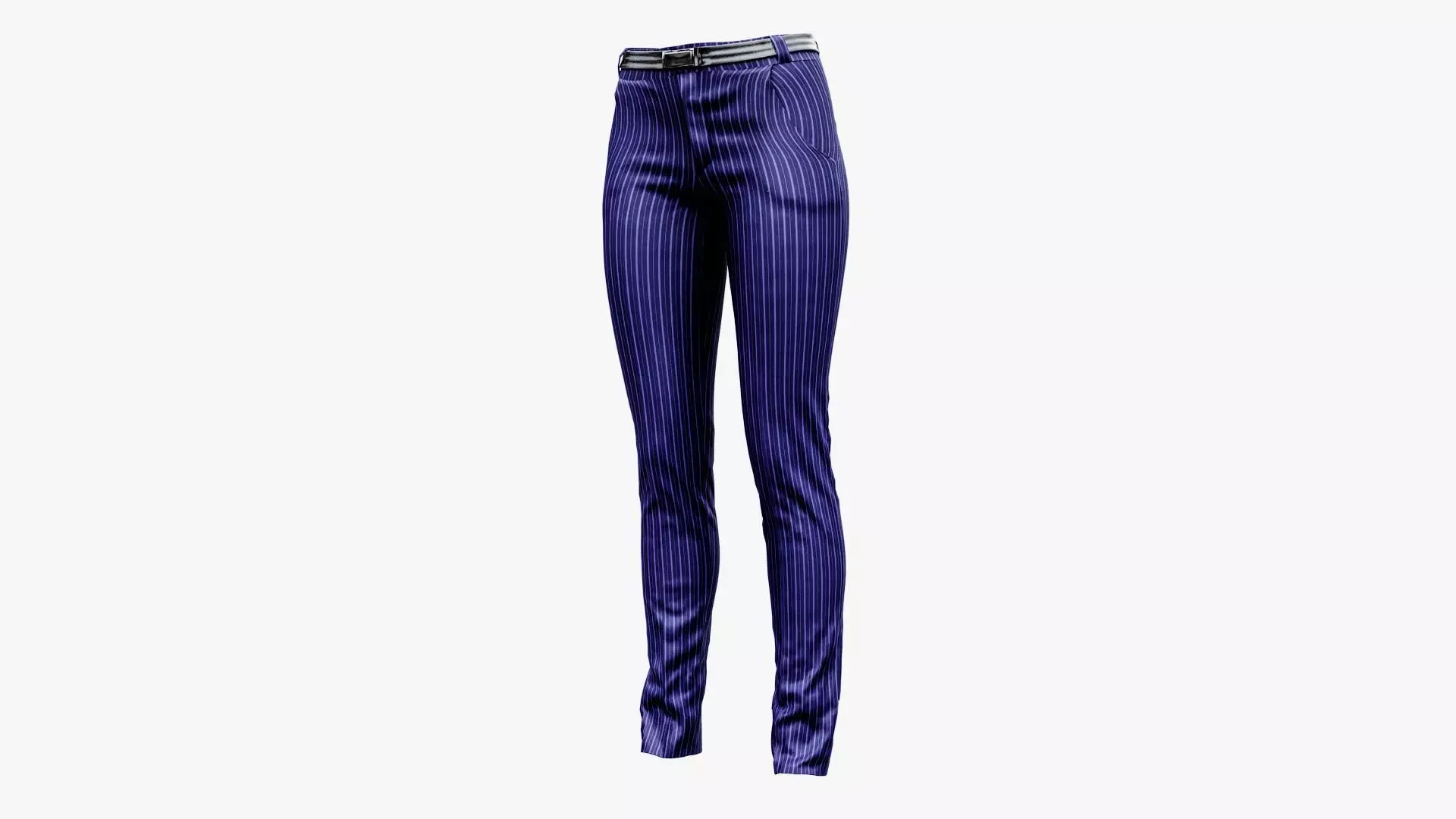 Formal Suit Pants Low-poly 3D model