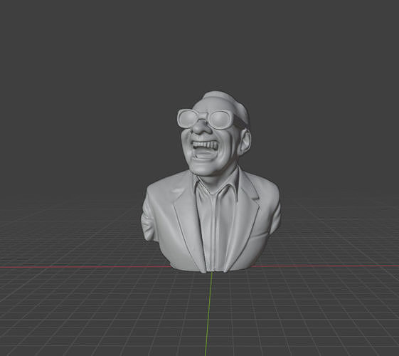 Ray Charles 3D print model