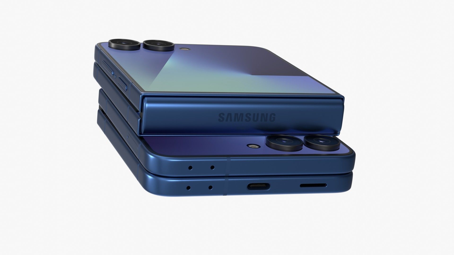 Samsung Galaxy Z Flip 7 Low-poly 3D model_8