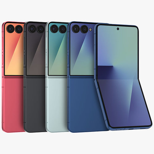 Samsung Galaxy Z Flip 7 Low-poly 3D model