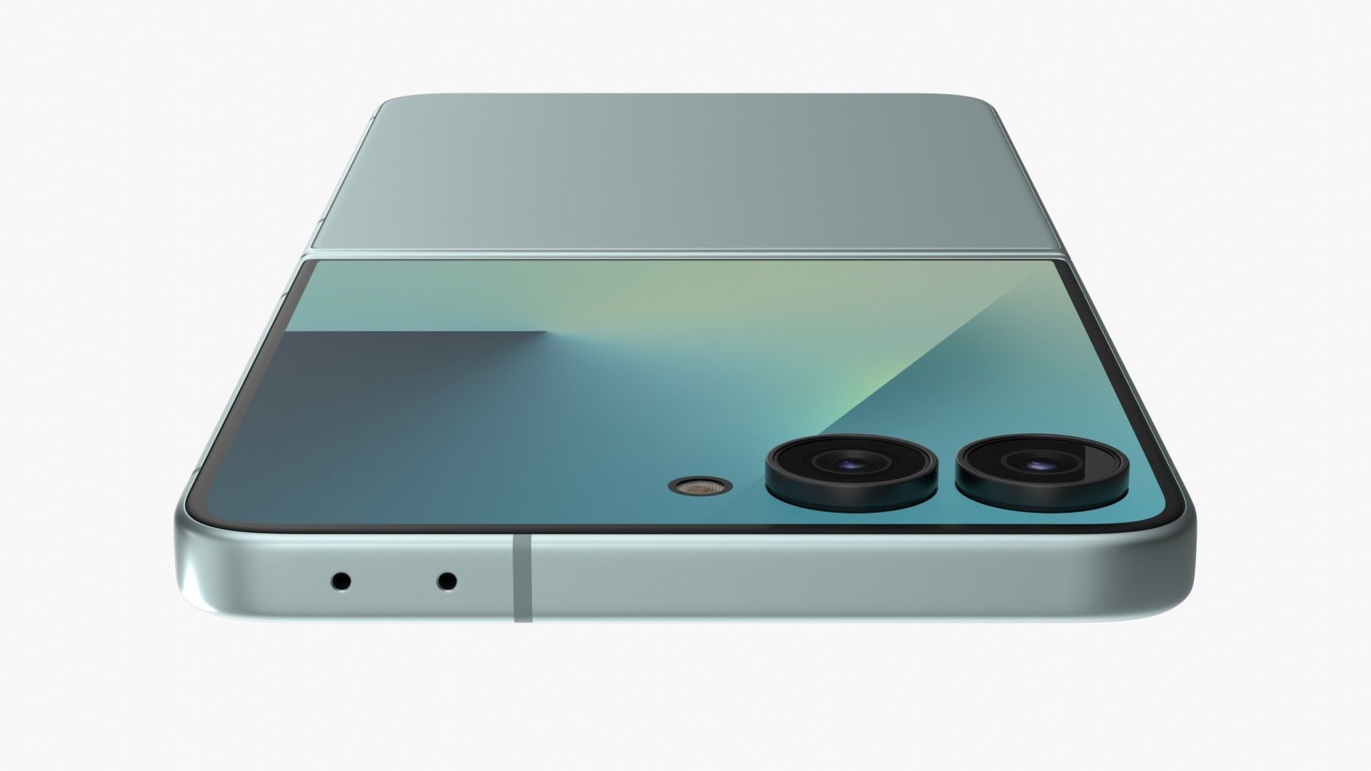 Samsung Galaxy Z Flip 7 Low-poly 3D model_13