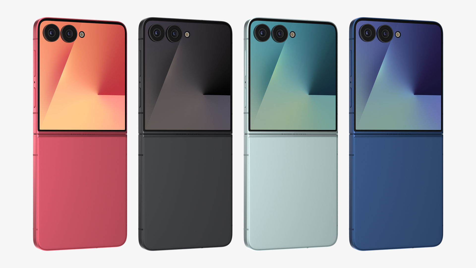 Samsung Galaxy Z Flip 7 Low-poly 3D model_2