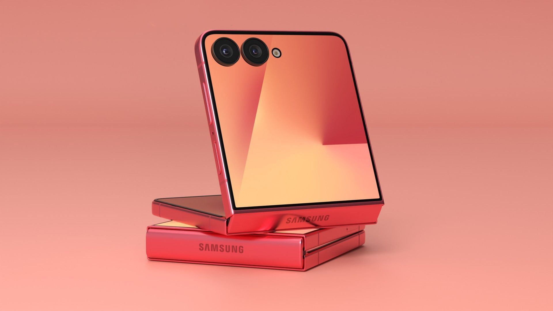 Samsung Galaxy Z Flip 7 Low-poly 3D model_31