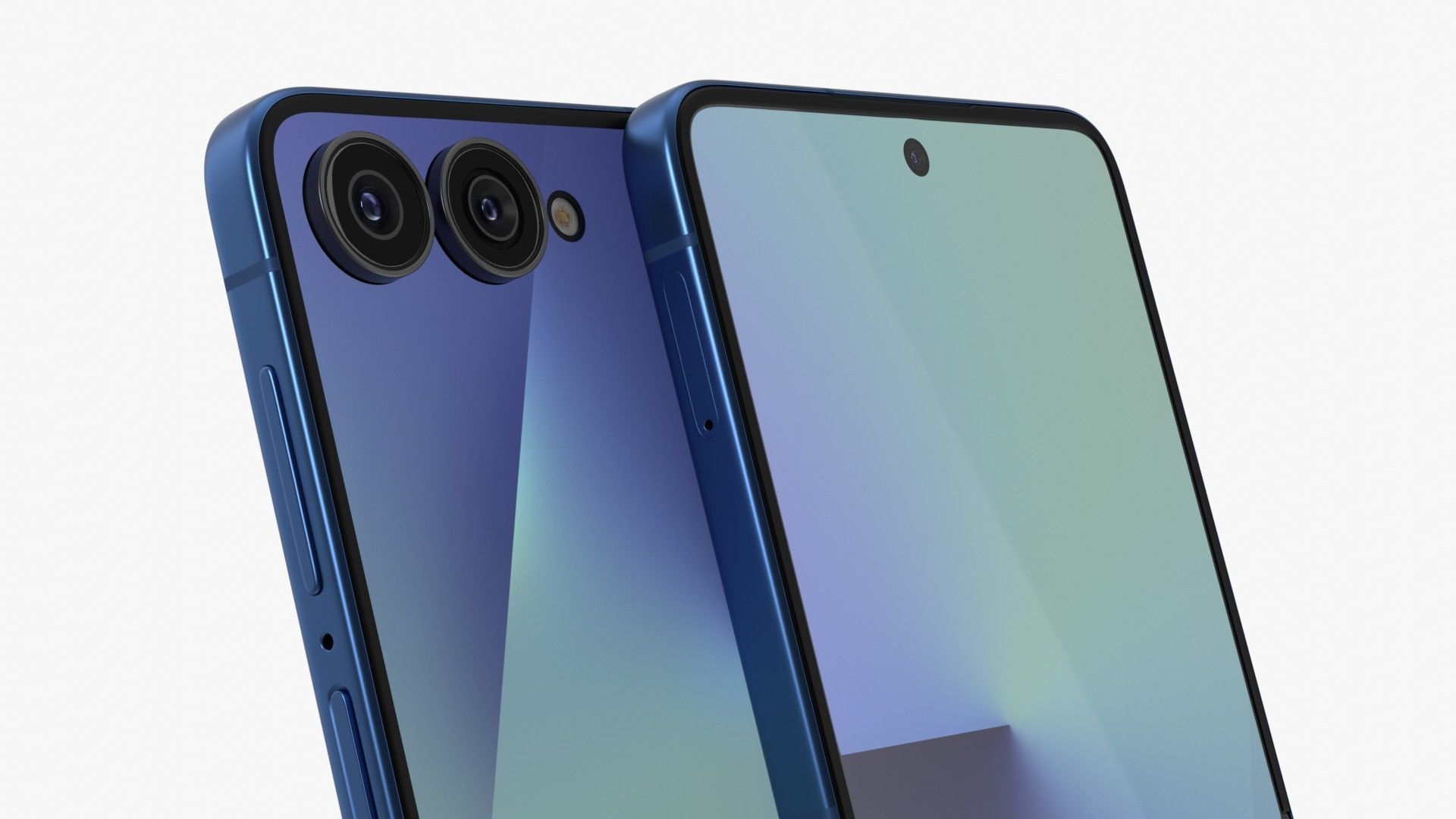 Samsung Galaxy Z Flip 7 Low-poly 3D model_4