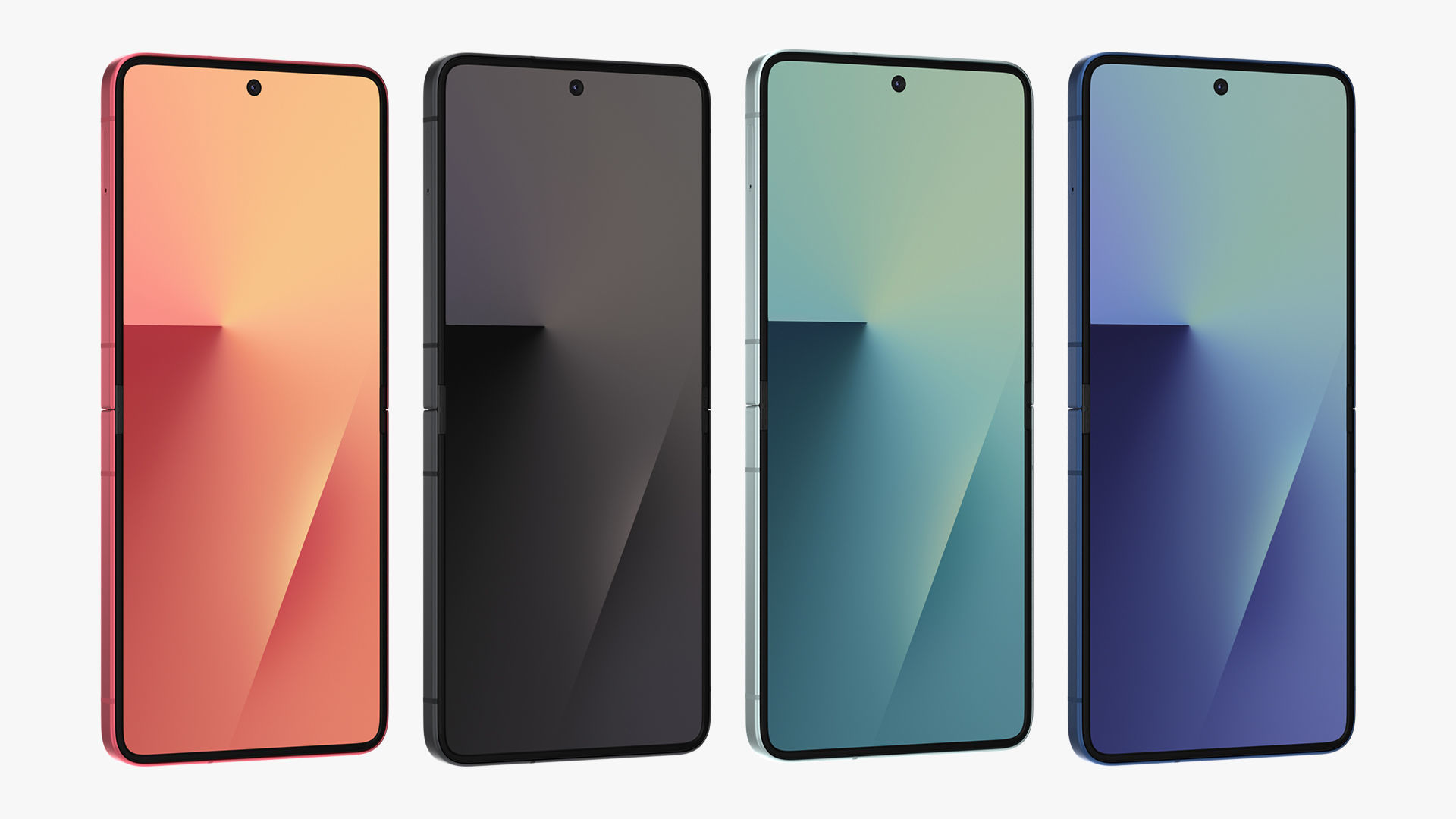 Samsung Galaxy Z Flip 7 Low-poly 3D model_1