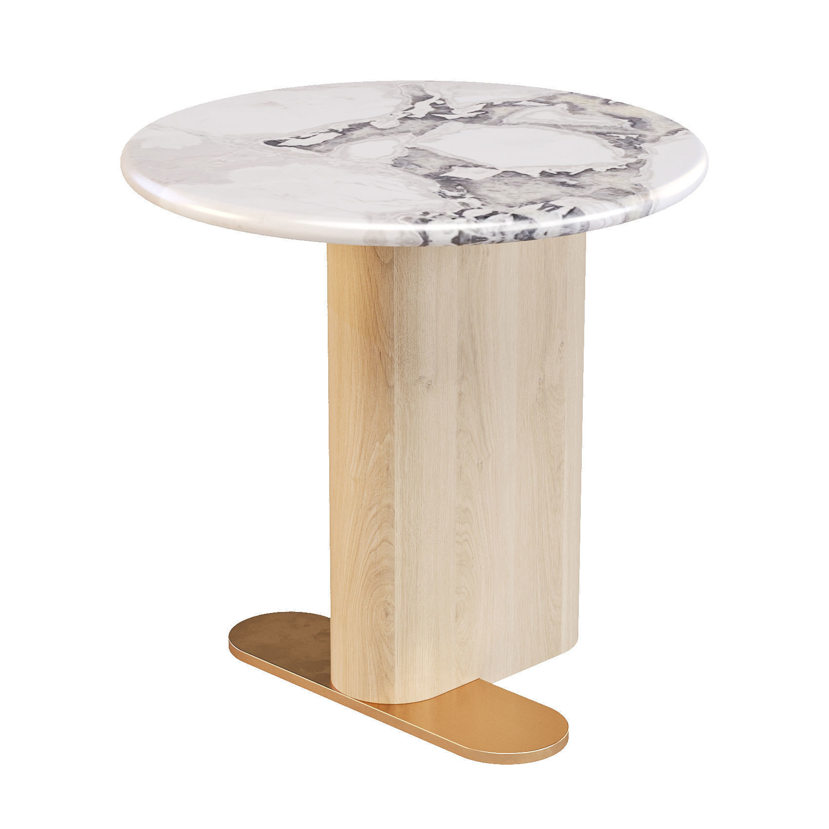Giulio Marelli OnnO - Coffee and Side Tables Set 01 3D model_2
