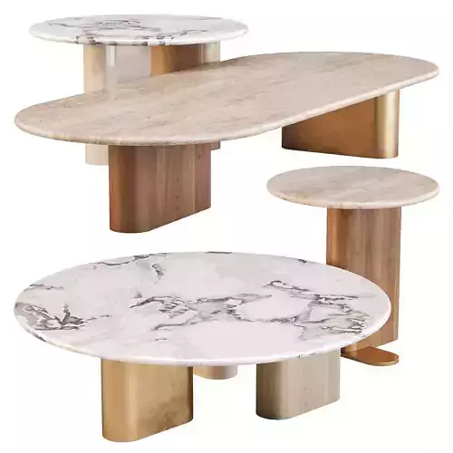 Giulio Marelli OnnO - Coffee and Side Tables Set 01