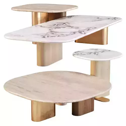 Giulio Marelli OnnO - Coffee and Side Tables Set 02