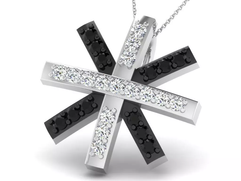 Jewelry 3D Models with render and 3dm stl - DP-5890 3D print model