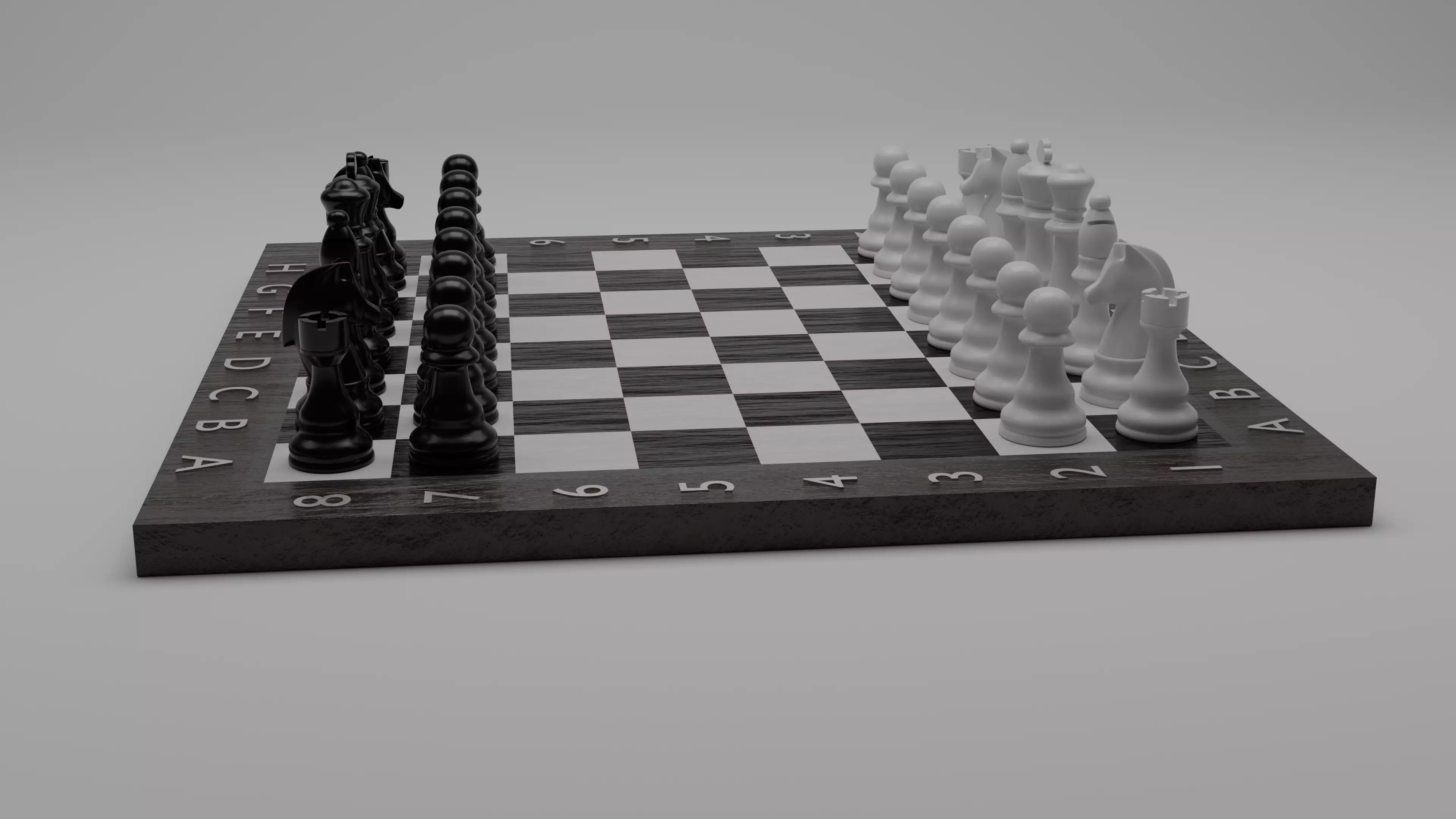 Chessboard 3D model_0