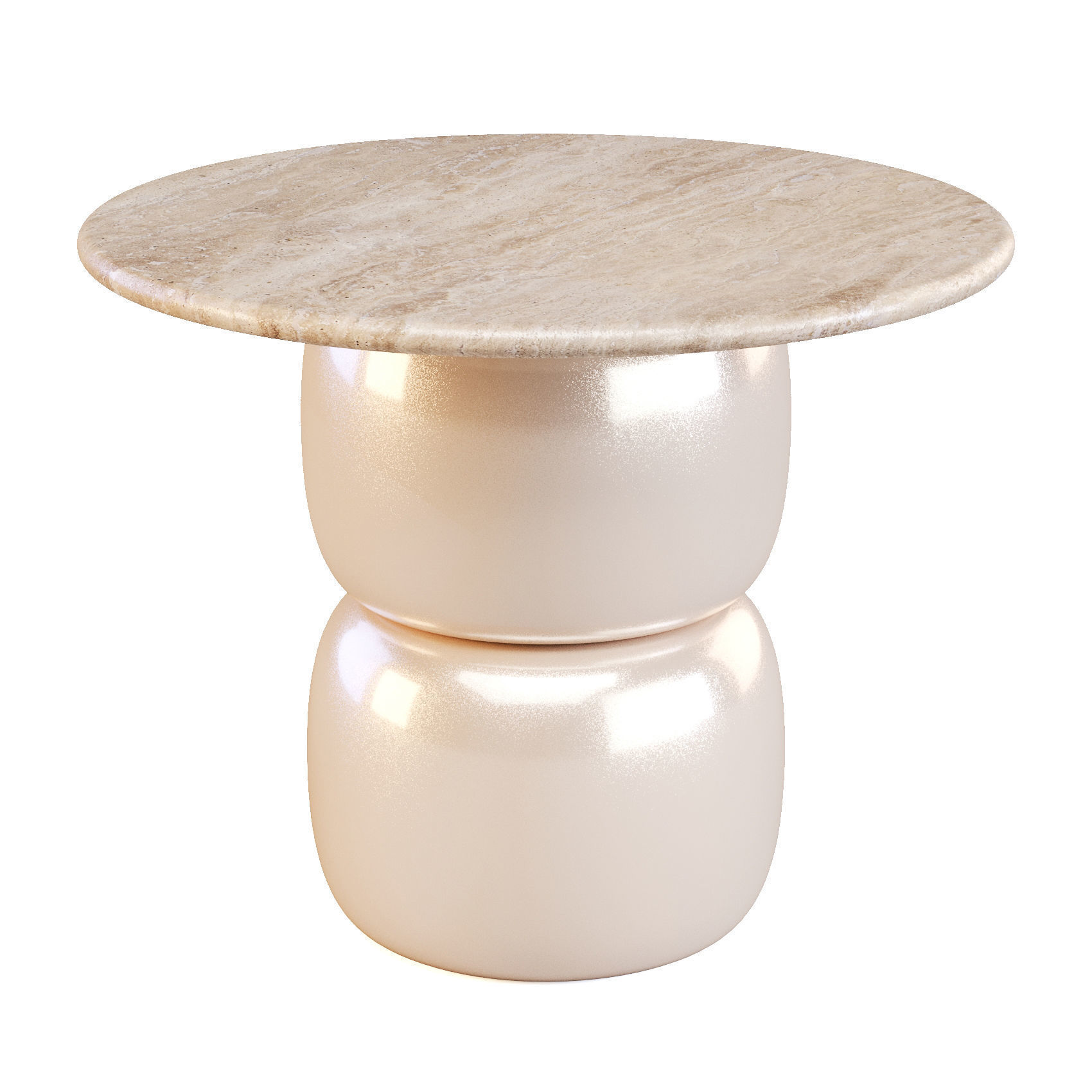 Giulio Marelli Lua - Coffee and Side Tables 3D model_4