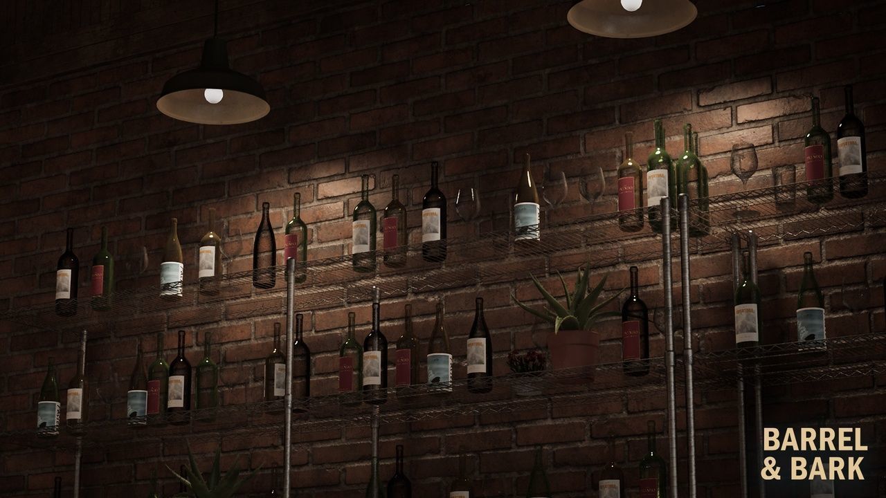 Pizza Restaurant Environment Low-poly 3D model_15