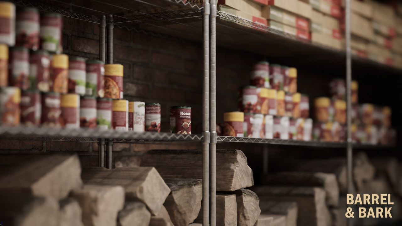 Pizza Restaurant Environment Low-poly 3D model_16