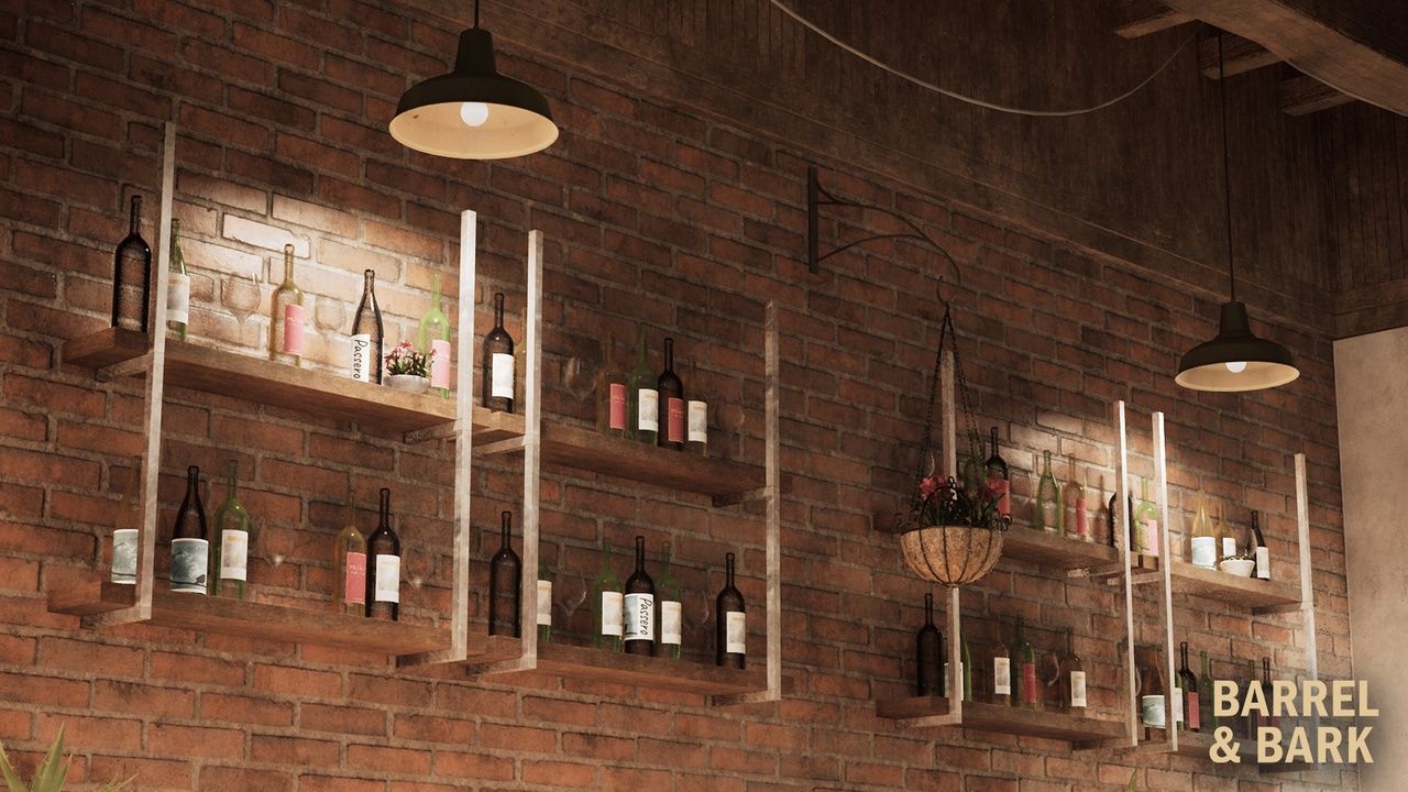 Pizza Restaurant Environment Low-poly 3D model_25