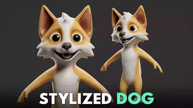 Dog - Stylized Cartoon