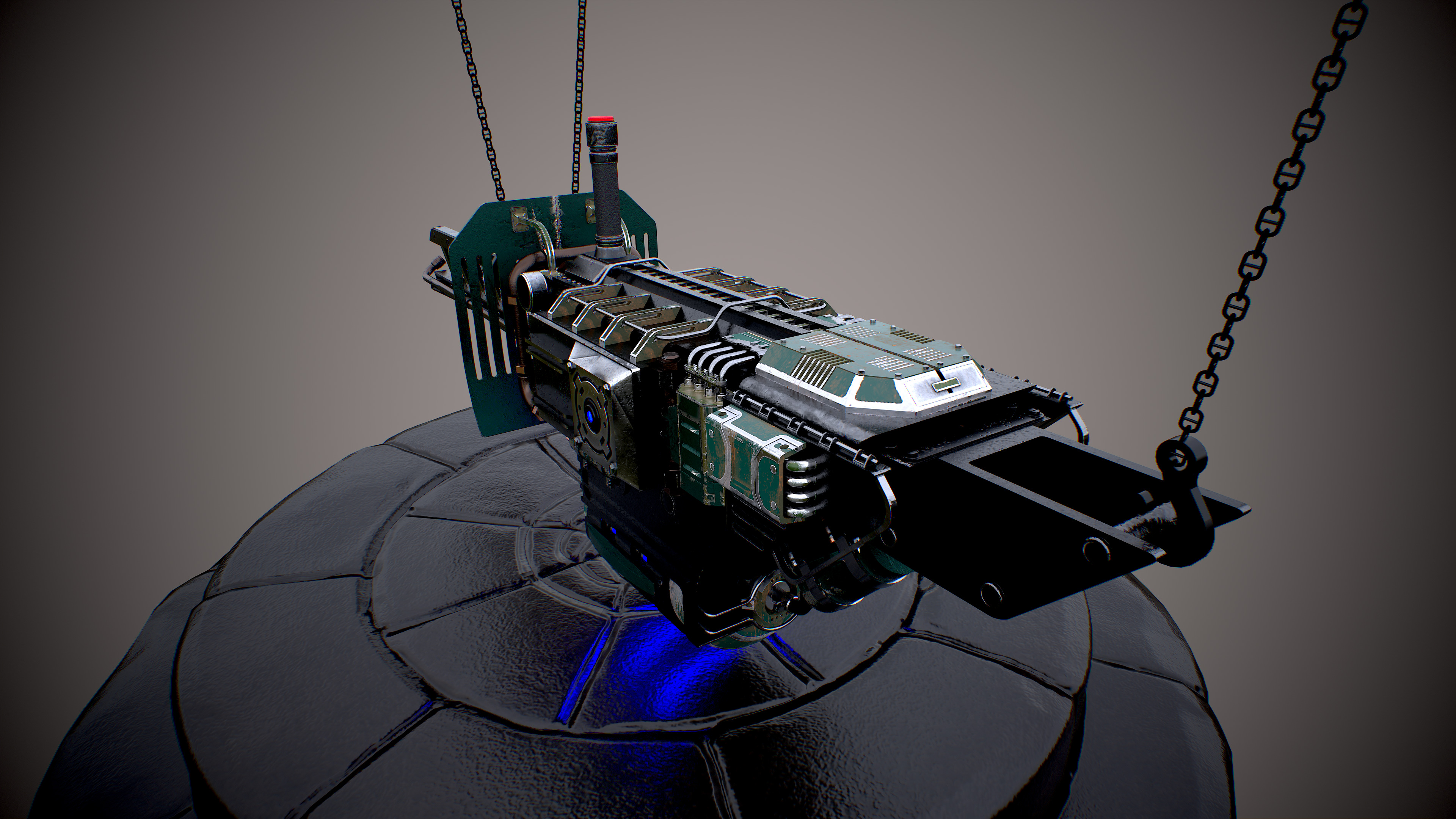 Flamethrower 3D model_3