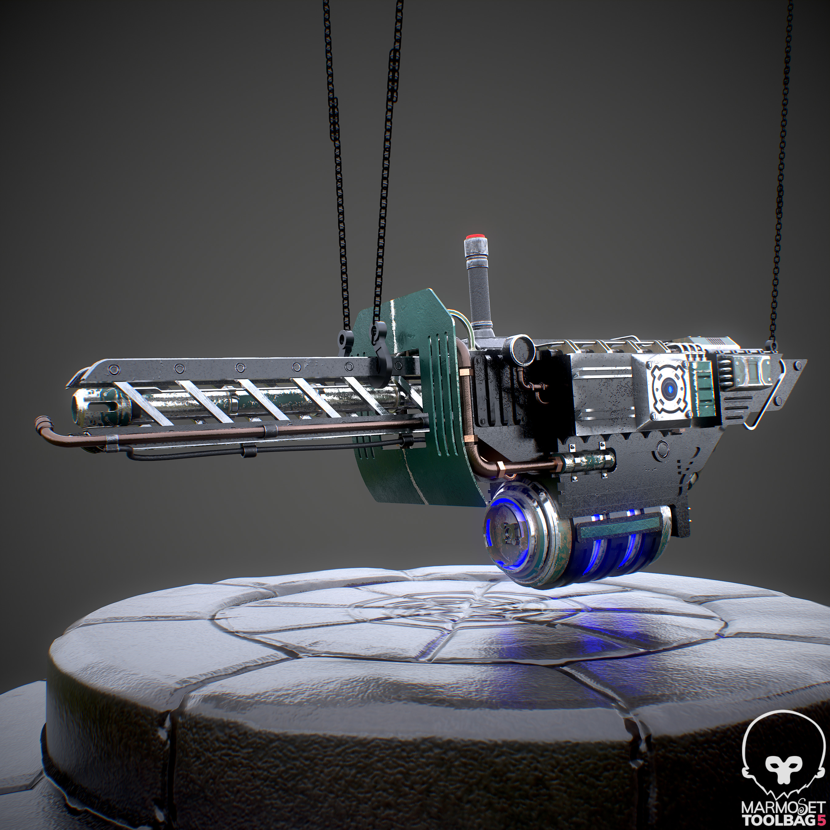 Flamethrower 3D model_11