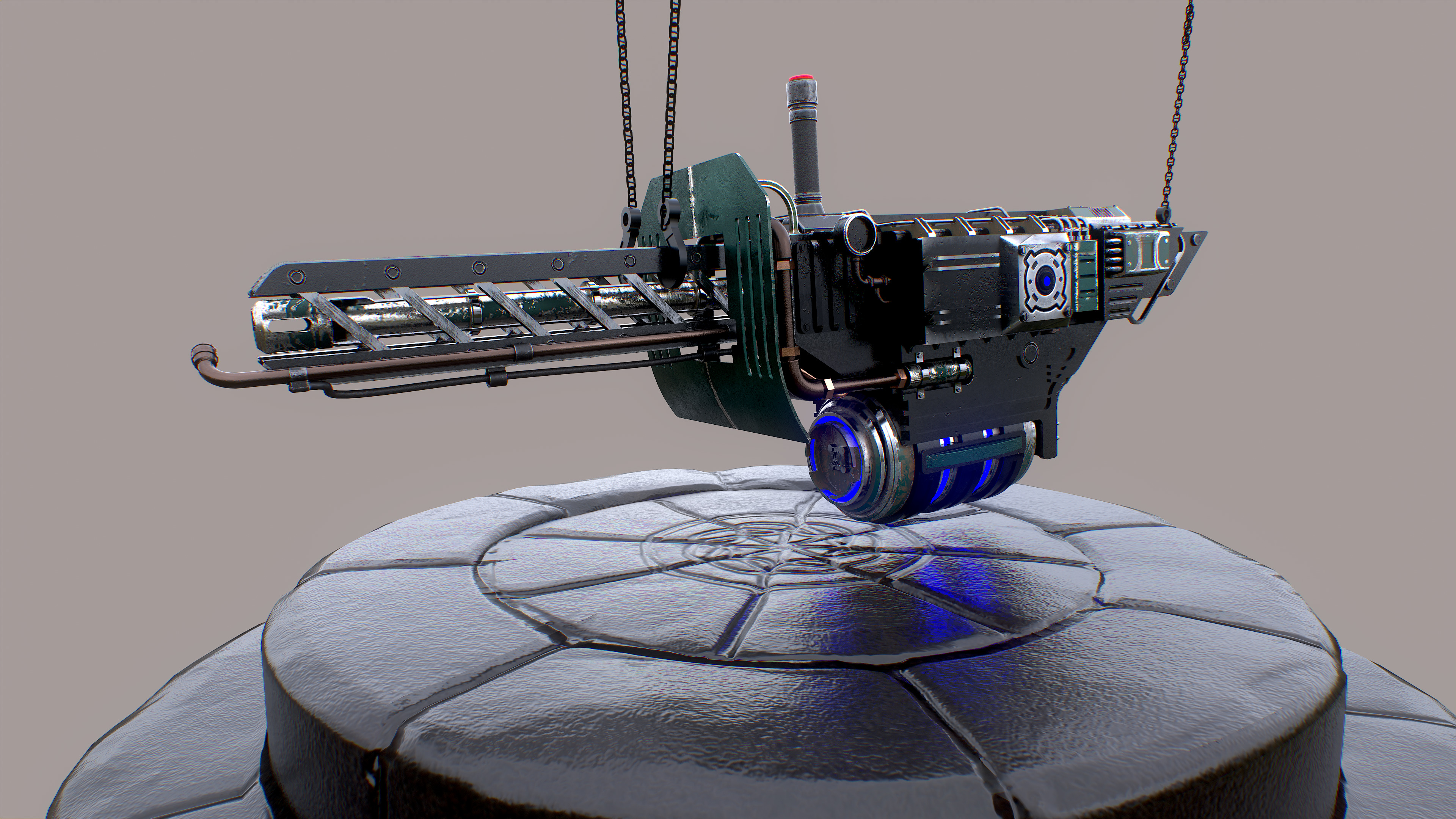 Flamethrower 3D model_5