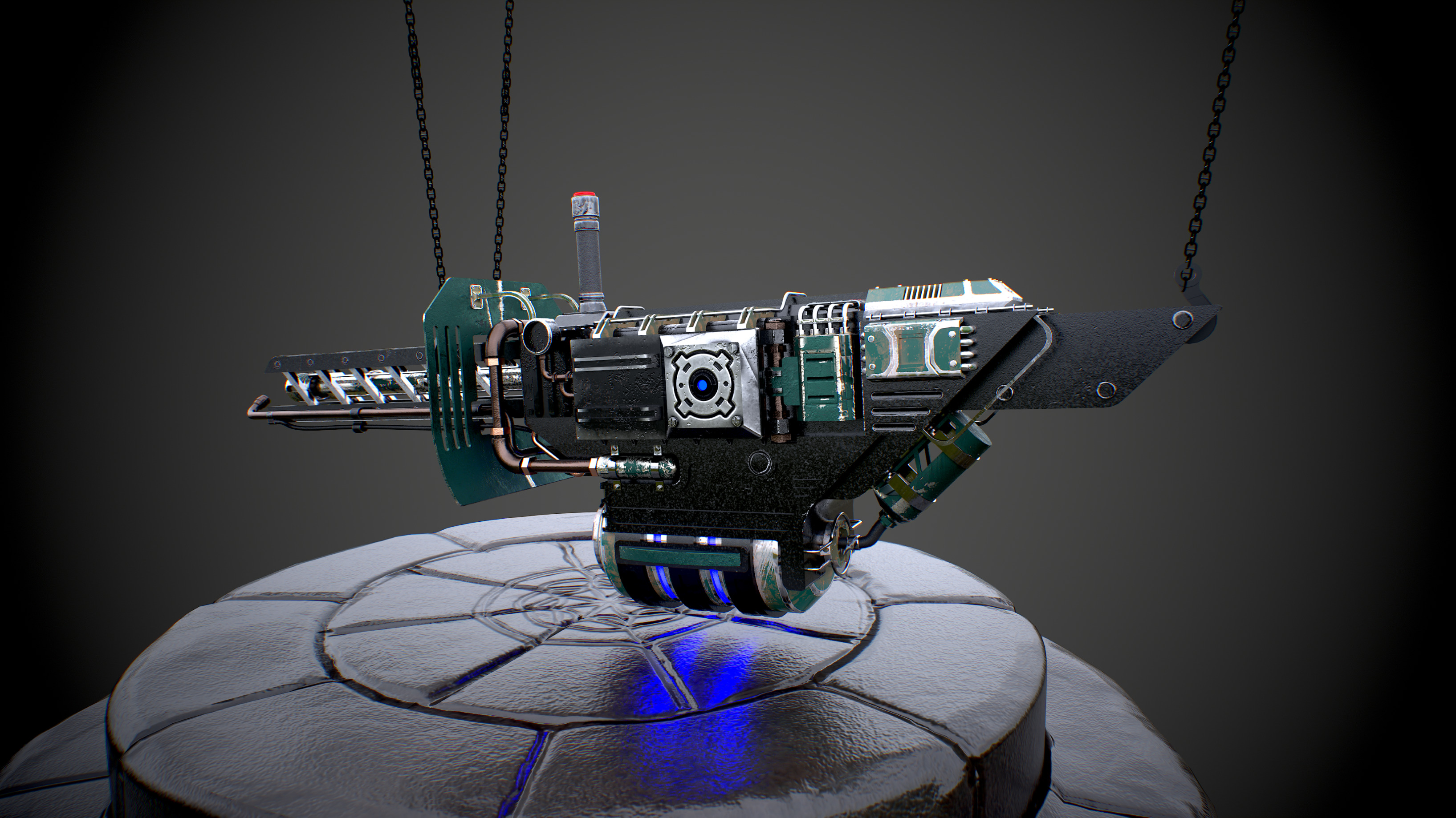 Flamethrower 3D model_6