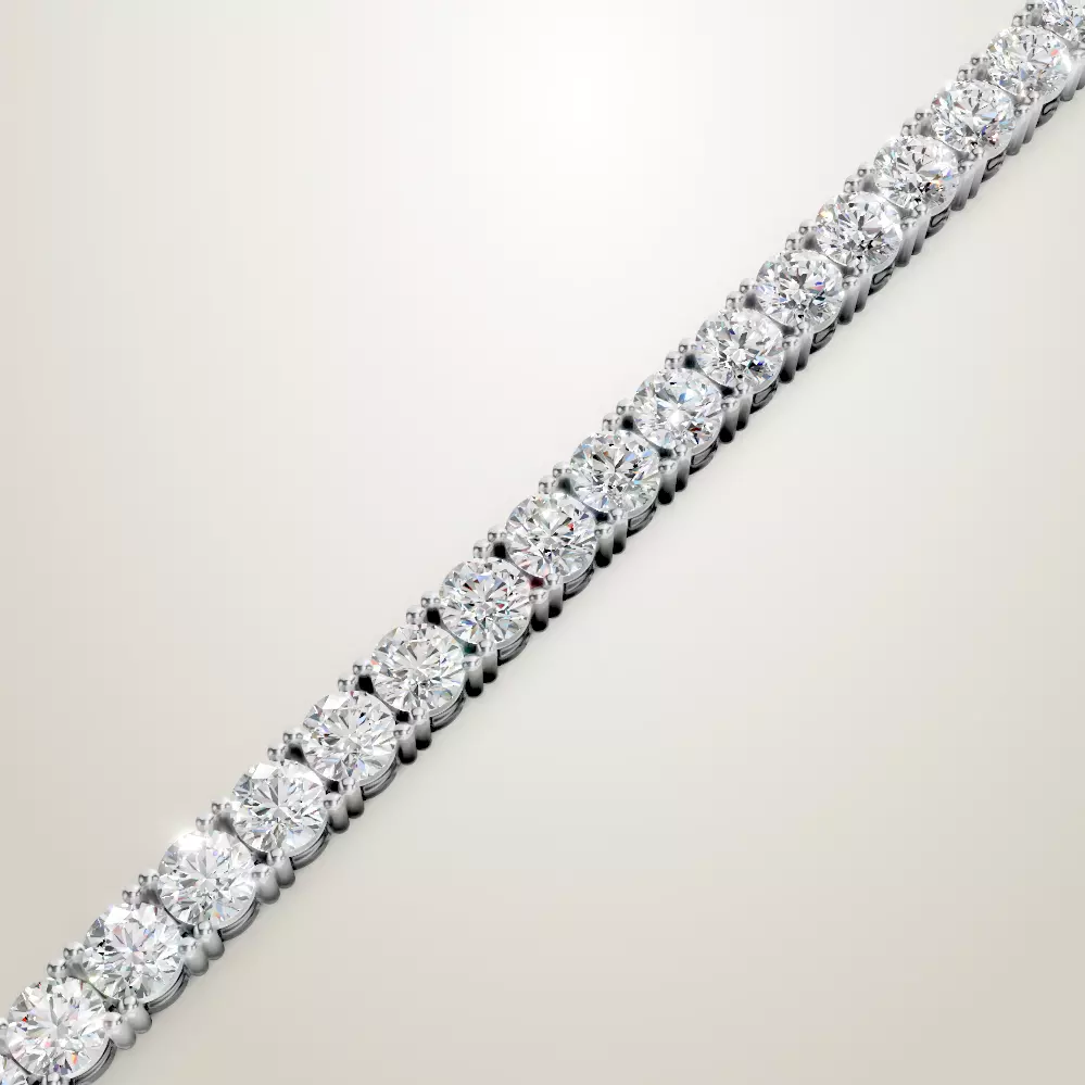 tennis bracelet 2 point 7 mm stones 3D print model