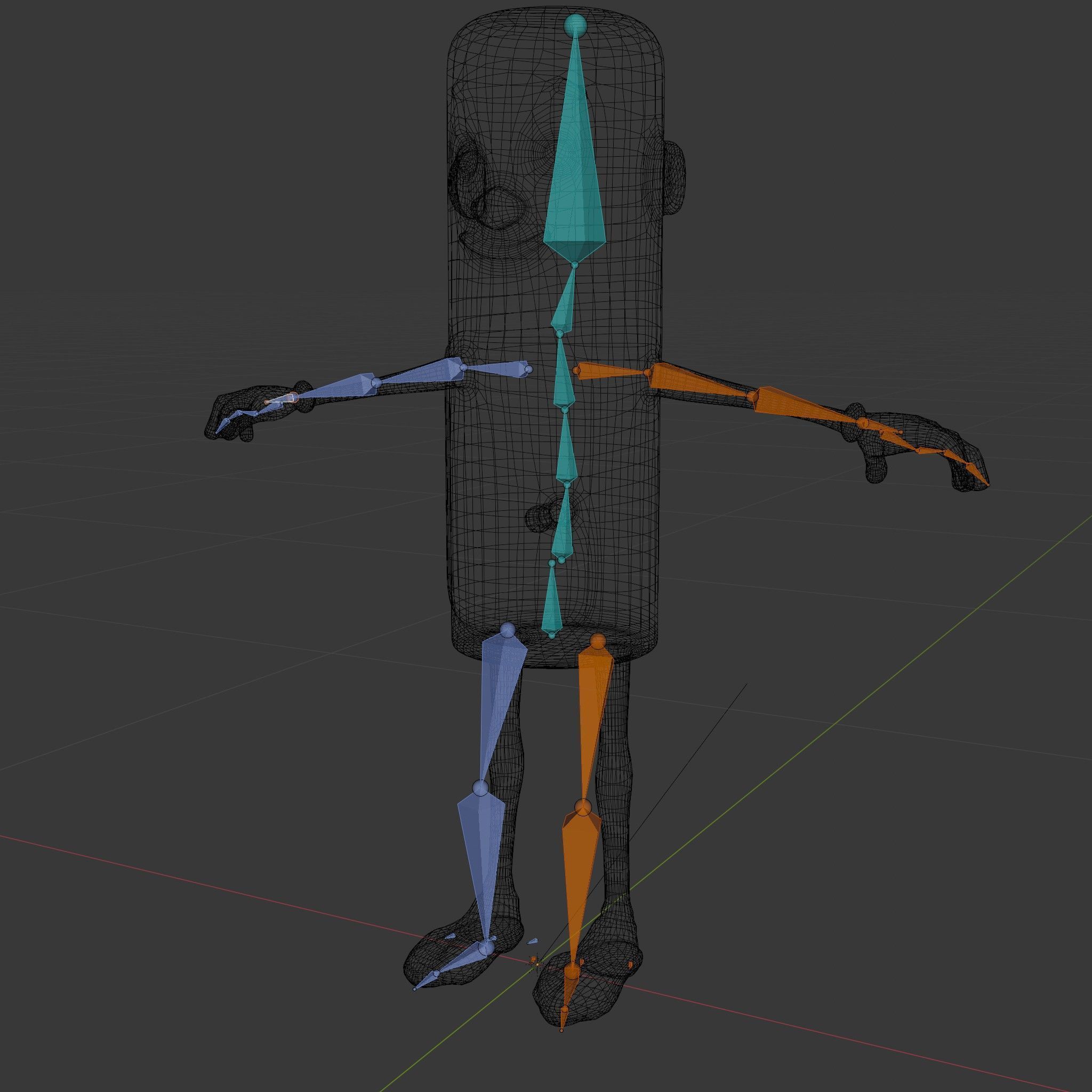 Playful Cartoon Fridge Character Rigged and Animated Low-poly 3D model_5