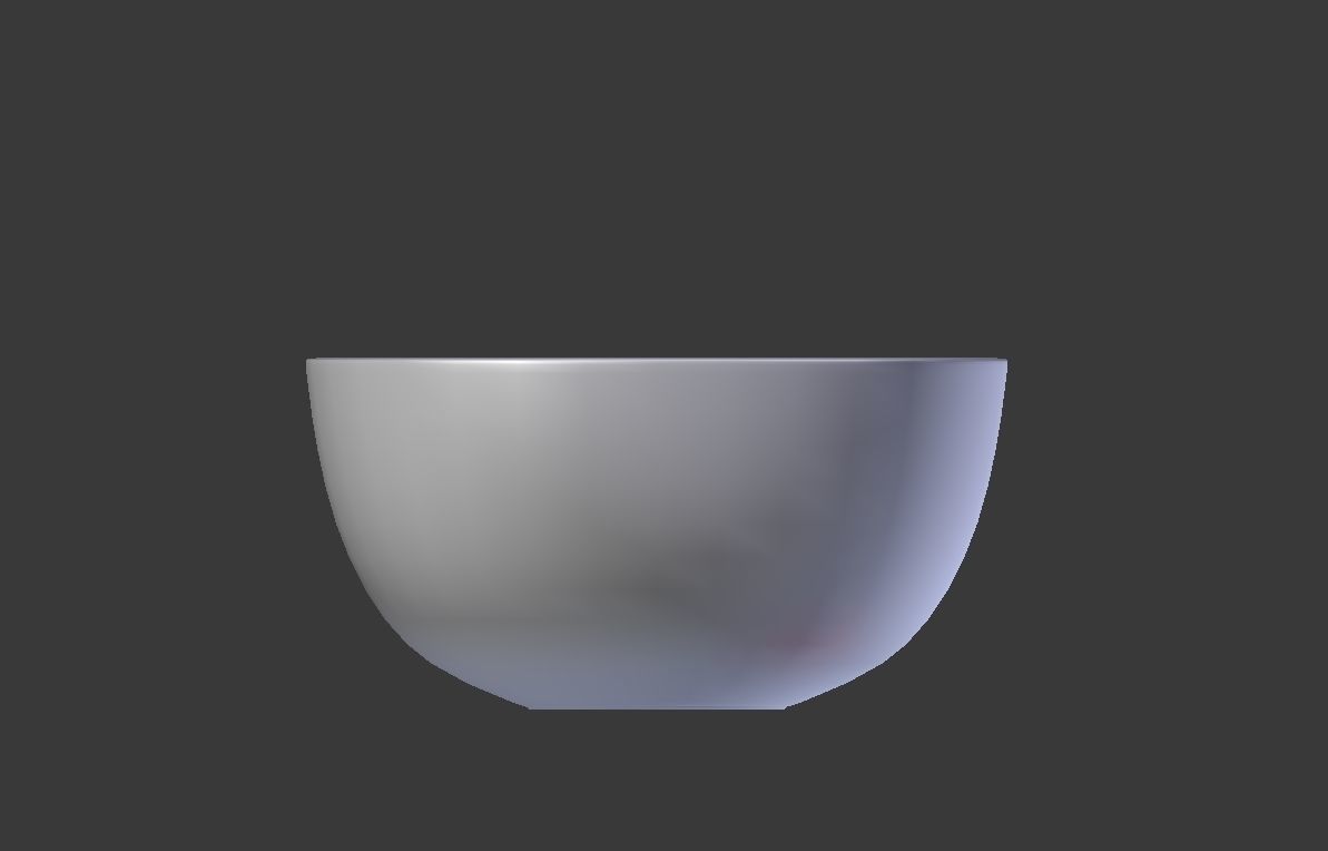 Wood Bowl 3D model_4
