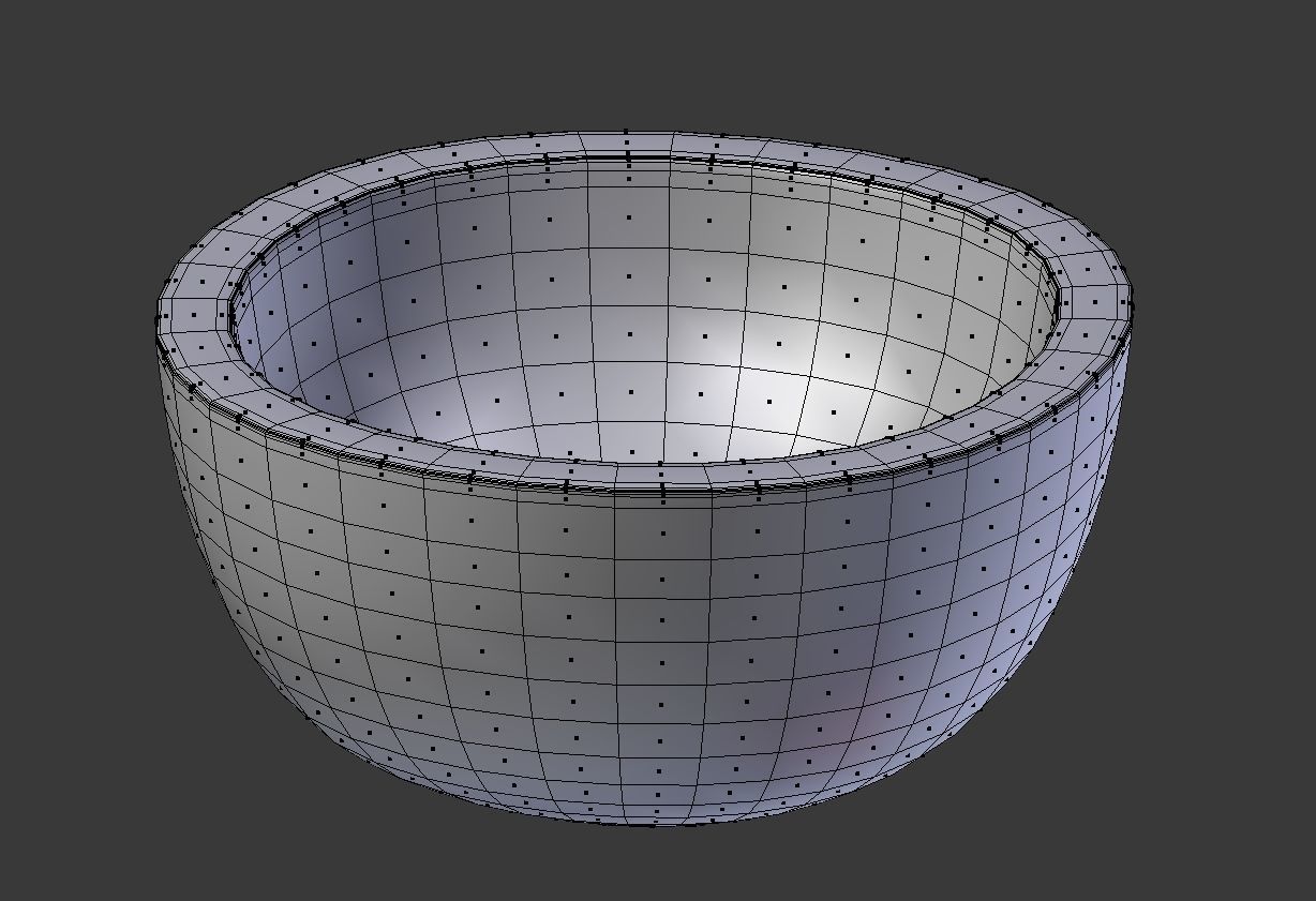 Wood Bowl 3D model_8