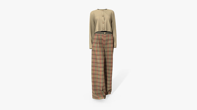 Womens Lightweight Suit 3D model