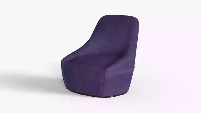 Chair Purple Fabric