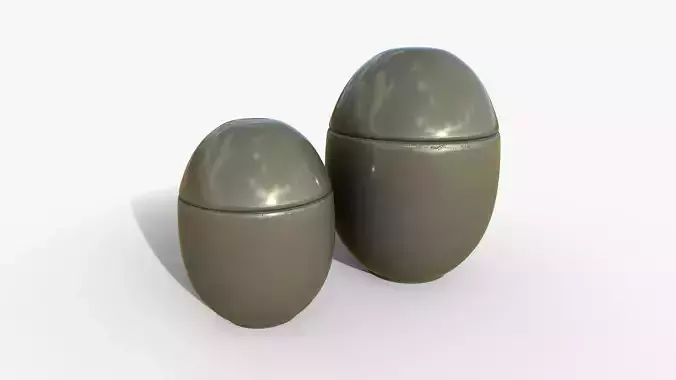 Ceramic Jar Egg