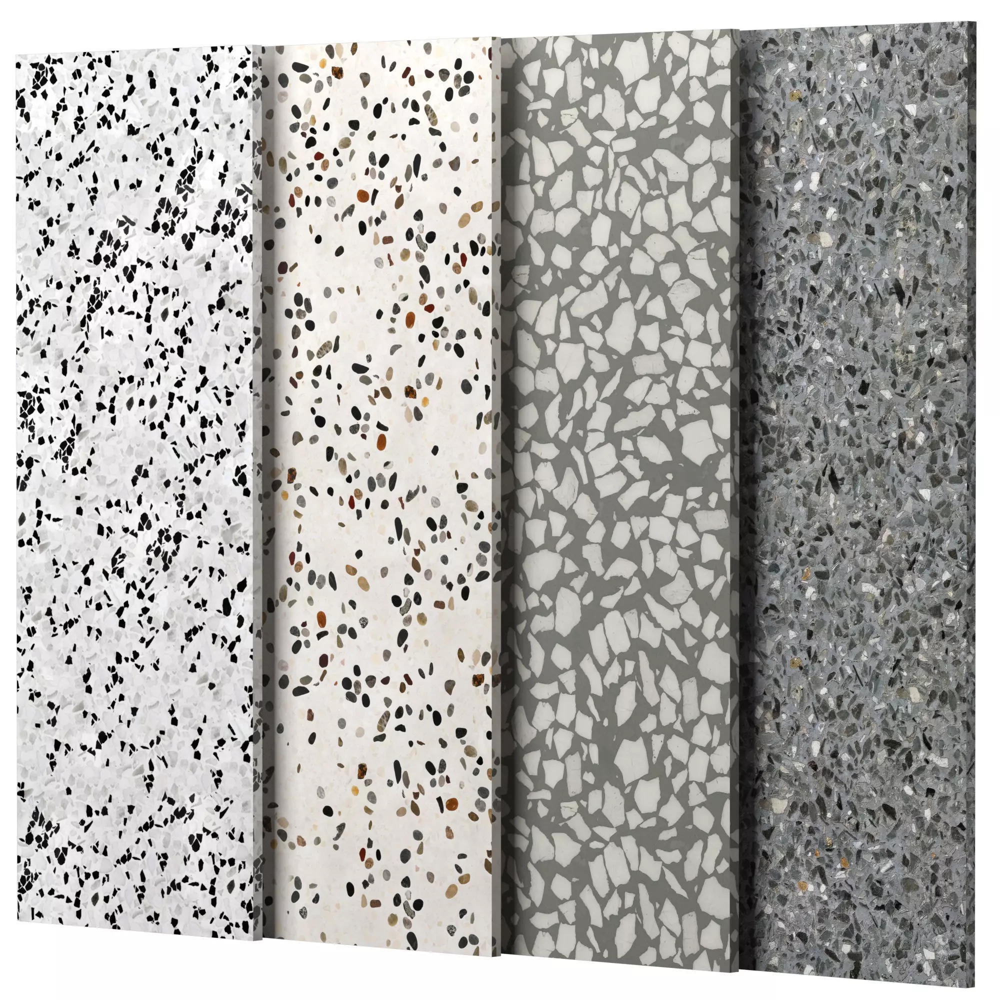 Terrazzo Porcelain tiles - set 01 Texture_0