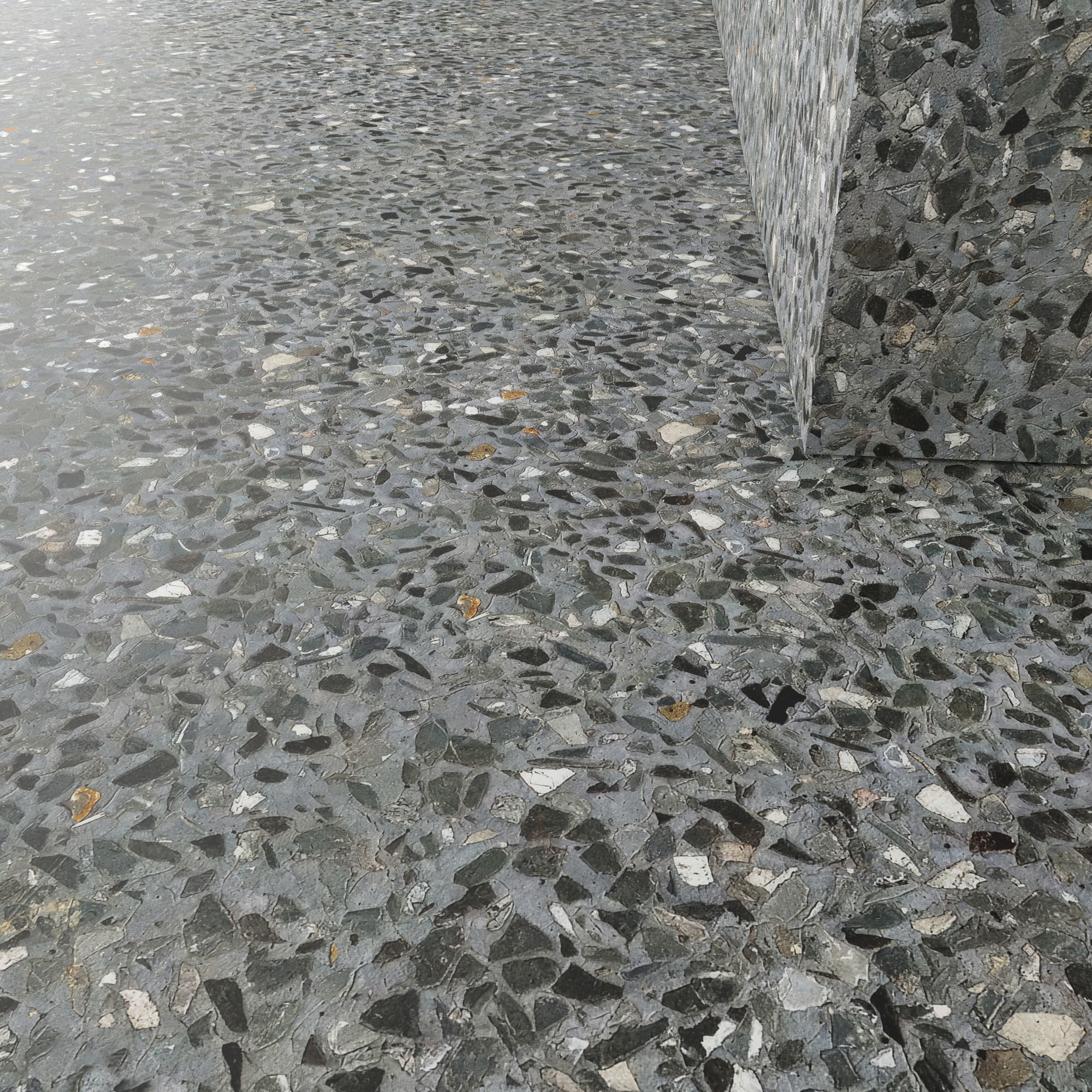 Terrazzo Porcelain tiles - set 01 Texture_4