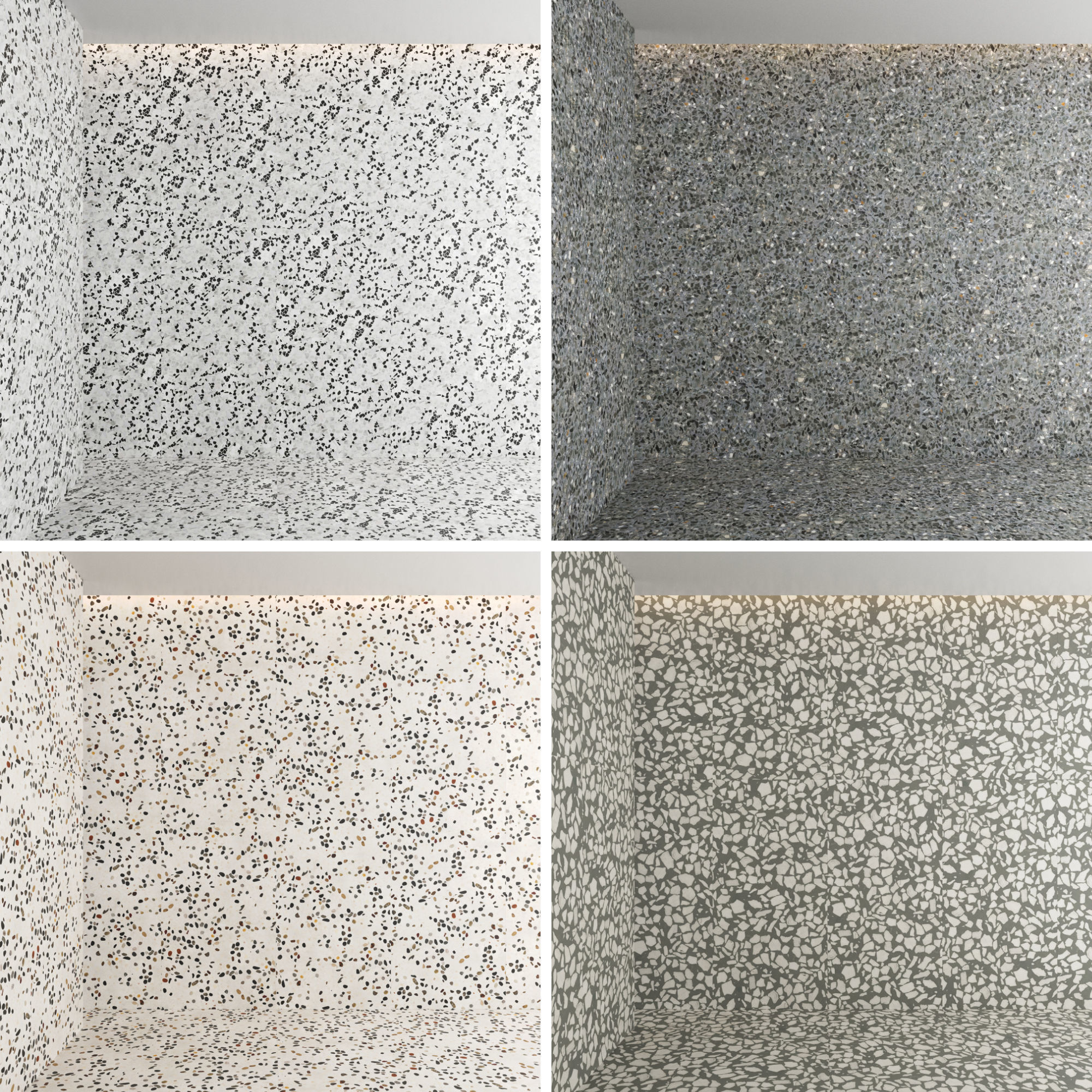 Terrazzo Porcelain tiles - set 01 Texture_2